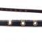 Wholesale Rivets Decorated Pin Buckle Sex Girl Thin PU Waist Belt Adjustable Eyelets Belts