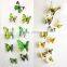 Butterfly cut out pattern removable home wallpaper Art DIY kids room decoration 3d wall stickers