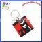 2017 Hot New Products Promotional Cheap Silicone Cartoon Keyrings Wholesale