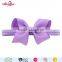 Wholesale hair accessory girls hairbands ribbon cheer bows headbands for baby girls