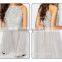 New Japanese Free Prom Silver Sequin Tube Maxi Chiffon Dress