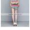 Floral chiffon style /asymmetric dress / elegant women casual clothes
