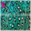 Transparent organza chiffon yarn print fabric screening shirt handmade diy tuller