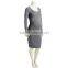 OEM cheap long sleeve bodycon maternity dress western maternity dresses