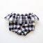 Striped Bloomer With Black Pom Poms for Infant Toddler Little Baby Underwear