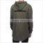 New Fashion Street Hip Hop Longline Round Bottom Hoodie Custom Logo