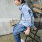Zm35744a Boutique Kid Clothing Fashion Design Boys Jeans Blouse