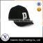Factory Price customize Cheap embroidery black snapback hats