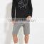 Man four minutes of pants draw string waist shorts