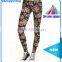 Hot sale fashion all over printing women fitness leggings