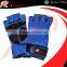 New Style Leather MMA Training Gloves Black,Red,Blue / Half Mitts Sparring Boxing Gloves