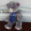 Kids gift high quality soft fancy material stuffed bear plush toy custom teddy bear