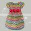 Easter Bunny Rabbit Cotton Chevron Dress