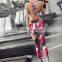 Women Fitness & Yoga Wear Printed Floral Leggings+Bra Set