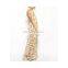 CHEFON Pink Floral Print bohemian maxi Dress