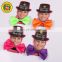 Colorful party knitted mens silk bowtie