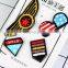 2017 New Acrylic Brooches Pins Figure Simpson Fruit cartoon jewelry cute dog cat Broche shirt enamel pin