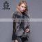 Whole gray real animal fur vest