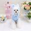 Gold thread embroidered coat dog clothes with plush hat