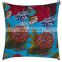 Indian Home Decor Sofa Pillow Case Handmade Embroided Fruit Print sofa cushion covers Kantha Cushion