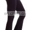 Trade assurance Yihao women's Ladies Color Block Rolled Waist Black Yoga Pants