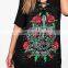 new design women summer casual printed t shirt dress