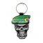 High Quality Customed Skeleton Embroidered Keyring