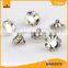 18L Fashion Designer Flower Shape UV Plastic Button BA60357