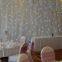Homei star curtain with white led cloth stage background