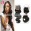  brazilian virgin hair body wave lace closure bleached knots