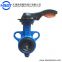 Wafer Type Stainless Steel Disc Cast Iron Butterfly Valve Manual