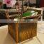 Beautiful Corten Steel Flower Pot with drain holes in bottom
