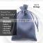 4" x 6" Silver Satin Gift Bags Jewelry Bags Wedding Favor Drawstring Bags Baby Shower Christmas