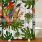 i@home mildew resistant leaves custom wholesale shower curtain waterproof polyester