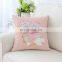 i@home Unicorn carton printing home decor car seat lumbar support pillow cushion cover for sofa