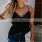 Wholesale 2020 V Neck Backless Mesh Lace Woman Sexy Tank Tops