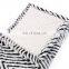 Custom faux fur minky 2 ply plush knitting knitted polyester fleece winter blankets cutting with geometric figure