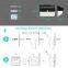 Outdoor Waterproof IP 65 Solar Panel Sensor Light Garden Wall Lighting