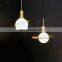 Nordic Flying Saucer Modern Simple Saturn Glass Chandelier Pendant Light