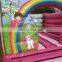 Rainbow Unicorn Inflatable Kids Bouncy House Inflatables Jump Castle