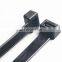 Hampool Factory Direct Black Customized Releasable Self-locking Nylon Cable Tie