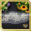 Sew on silver flower bridal crystal rhinestone motif for wedding dress FHA-031