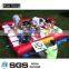 Outdoor Giants 3D Twister Interactive Inflatable Twister Mattress Mats Sports Games for Adults Kids