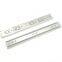 GXS4512 High Quality 45mm Width Rough surface With Line 3 Fold  Ball Bearing Drawer Slide Furniture Channels