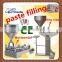 Semi automatic shower gel cream and liquid filling machine with 2 filling heads