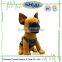 Custom plush dog toy stuffed black dog lying plush toy