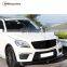 pp material body parts W166 ML-class W166 ML63 style 2013-2021y body kit fit for ml class W166 body set