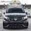 W447 body kits fit for V-class W447 2014-2020year DRY carbon fiber Vito V260 car bumper auto part for W447 body kits