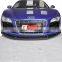 Carbon fiber body kit for Audi R8 CMST style front lip rear diffuser fenders trunk spoiler and side skirts auto tuning parts