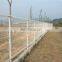 Hot sale powder coated ornamental welded double loop wire fence roll top fence price